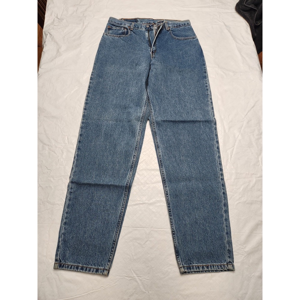 Levis 560 Jeans Mens 34x36 Blue Medium Wash Relaxed Fit Tapered Denim Pants